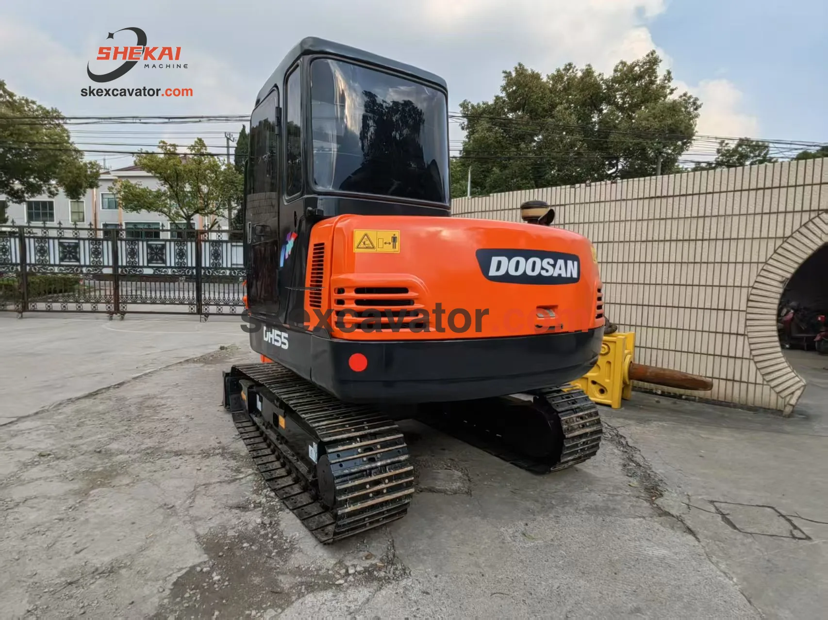Used Doosan DX55 Mini Excavator for sale - photo 6